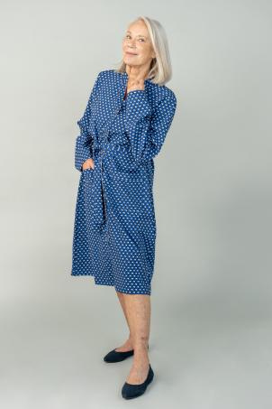 Robe imprimée manches longues (RIVEL)