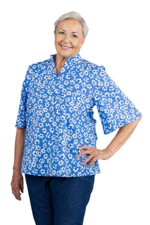 Blouse en coton manches courtes (BERGUES)