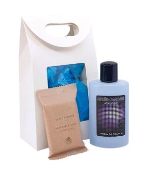 Coffret homme- apres rasage & savon ar + savon végétal (CADEAU20)