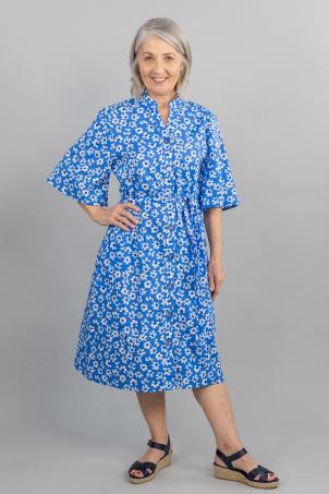 Robe coton imprimée manches courtes (RULLY)
