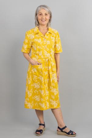 Robe brodée manches courtes (ROUBAIX)