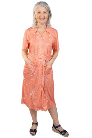 Robe imprimée manches courtes (ROCHELLE)