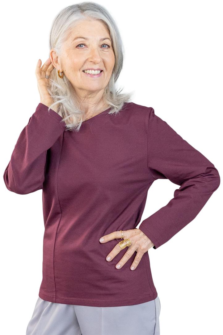 Tee-shirts femme sénior pour personne agée