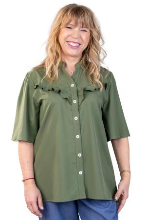 BLOUSE AMPLE MANCHES COURTES (BARCELONE)