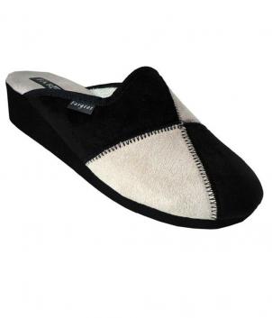 Chausson femme Noir/Beige (Moheli)
