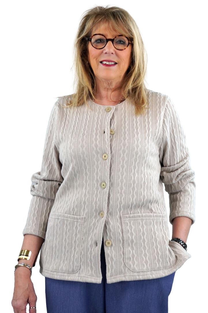 Gilets femme sénior pour personne agée