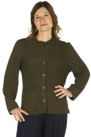 Gilet bi-matière manches longues (GUELMA)