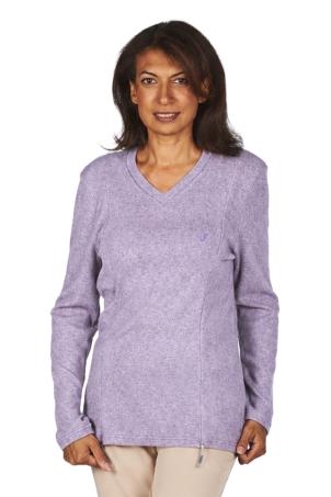 Pull adapté col v manches longues (PONCATELLO)