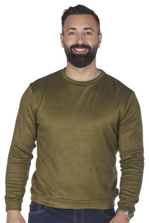 Pull col rond manches longues (PRATO)