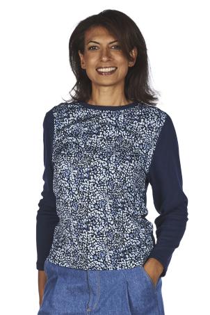 Pull col rond manches longues (PRISTINA)