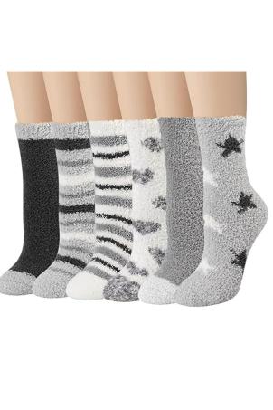 Paires de chaussettes pilou pilou femme lot de 6 (CHAU_PILOU_PILOU)