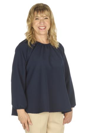 Blouse unie manches longues (BANOS)