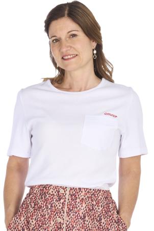 Tee-shirt uni manches courtes (TREVISO)