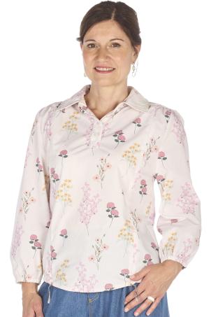 Blouse adaptée imprimée manches longueur coudes (BAKERSVILLE)