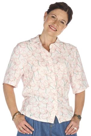 Chemisier imprimé manches courtes (CHENNAI)