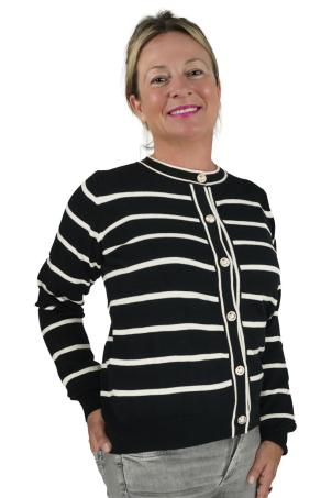 Gilet marinière manches longues (GAVARNIE)