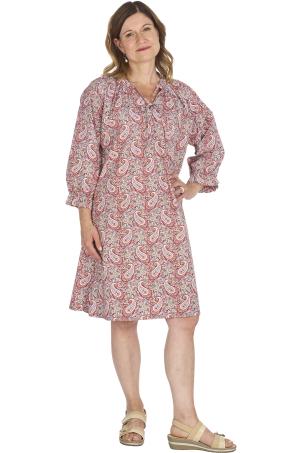 Robe imprimée manches 3/4 (RIYAD)