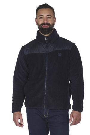Gilet sherpa zippé manches longues (GEELONG)