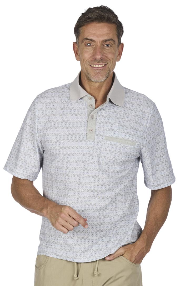 Polos manches courtes homme sénior pour personne agée