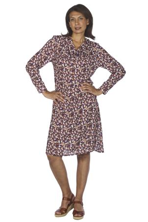 Robe médicale imprimée manches longues (REMEDIOS)