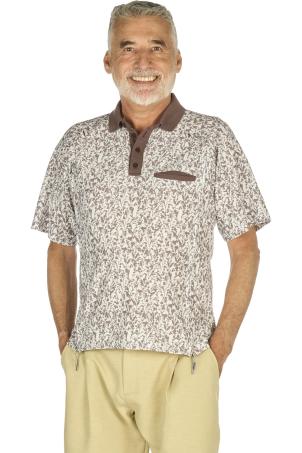 Polo adapté imprimé manches courtes (PLOURAY)