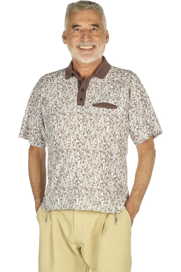 Polos manches courtes homme sénior pour personne agée