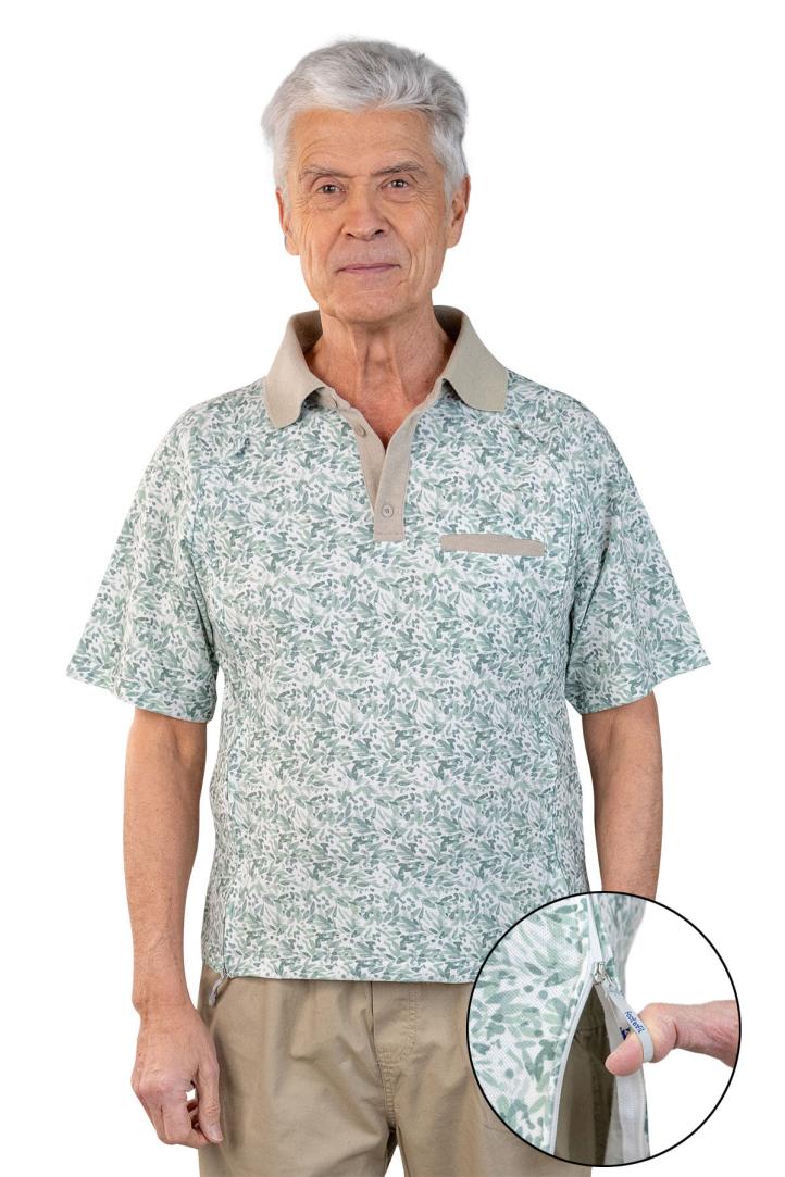 Polos manches courtes homme sénior pour personne agée