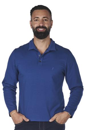 Polo uni manches longues (PONTIVY)