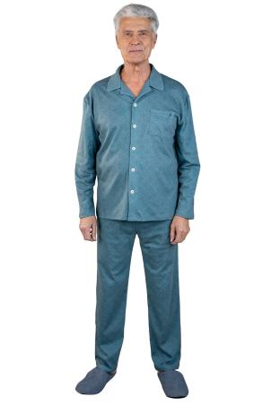 Pyjama col chemise manches longues  (PRALOGNAN)