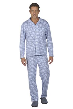 Pyjama col chemise manches longues  (PRALOGNAN)