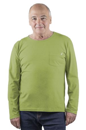 Tee-shirt uni col rond manches longues (TEYRAN)