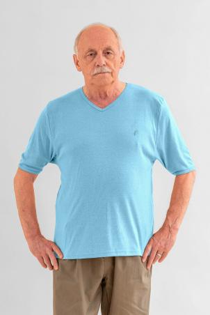 Tee-shirt uni col V (TOLLA)