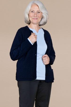 Gilet maille torsade (GIEN)