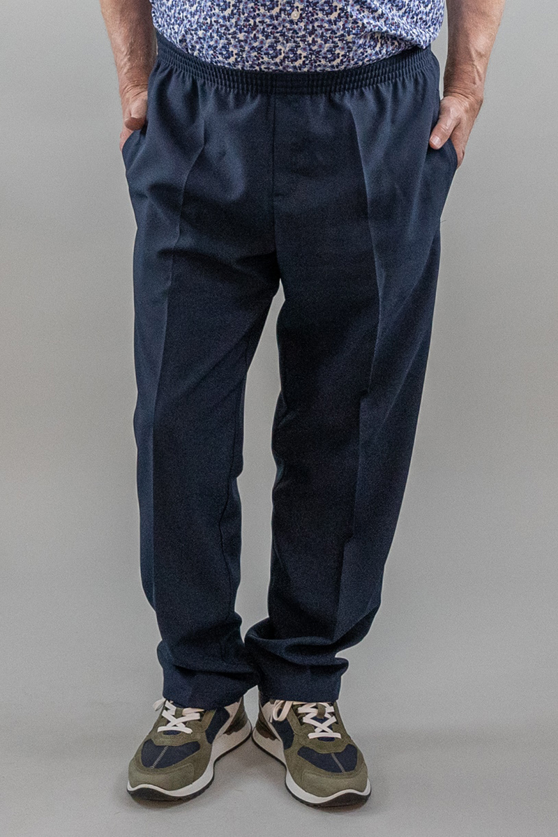 Pantalon toile top elastique homme