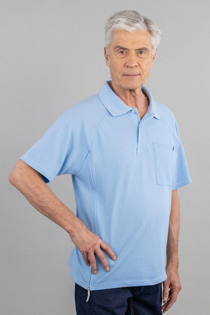 Polos manches courtes homme sénior pour personne agée