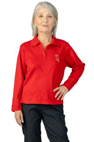 Pull col polo brode manches longues (PUNTACANA)