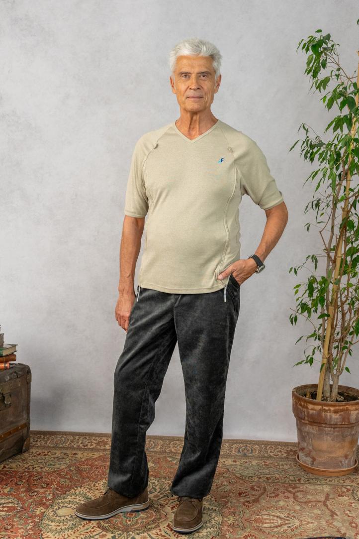 Tee-shirts homme sénior pour personne agée