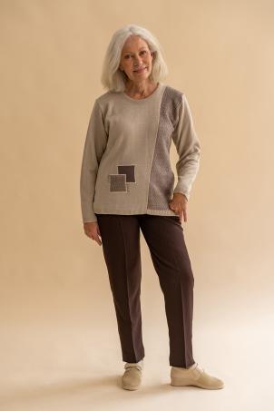 Pull  manches longues uni (PAUILLAC)