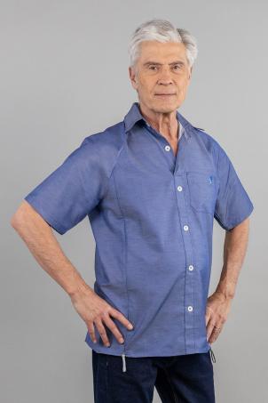 Chemise adaptée imprimée manches courtes (CHABLIS)