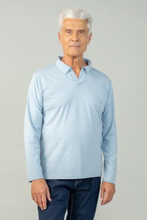 Polo col sans bouton (PONTSAINTESPRIT)