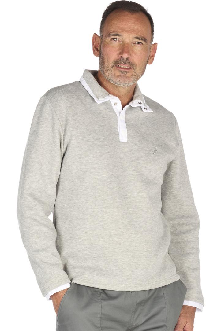 Polos manches longues homme sénior pour personne agée