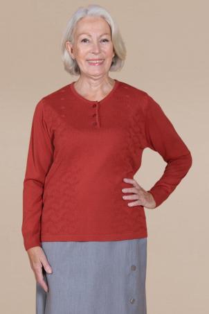 Pull col tunisien manches longues (TOZEUR)