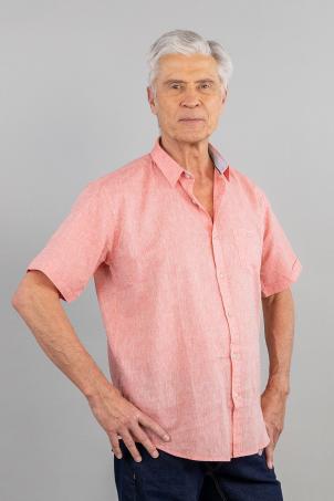 Chemise légère unie manches courtes (CARMEL)