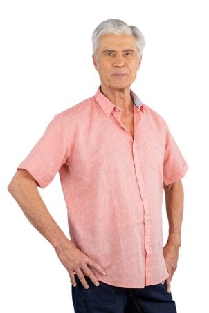 Chemise légère unie manches courtes (CARMEL)