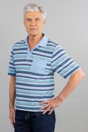 Polo raye manches courtes (PERLES)