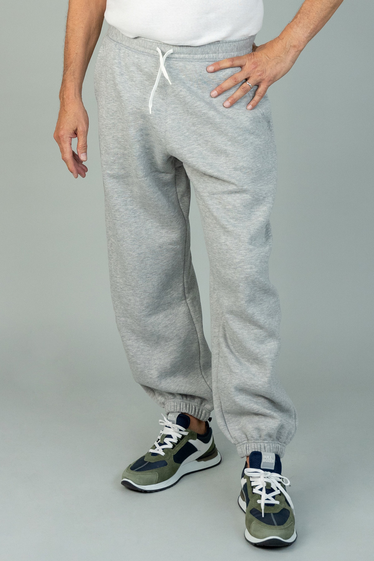 Pantalon jogging en coton molleton, pour homme