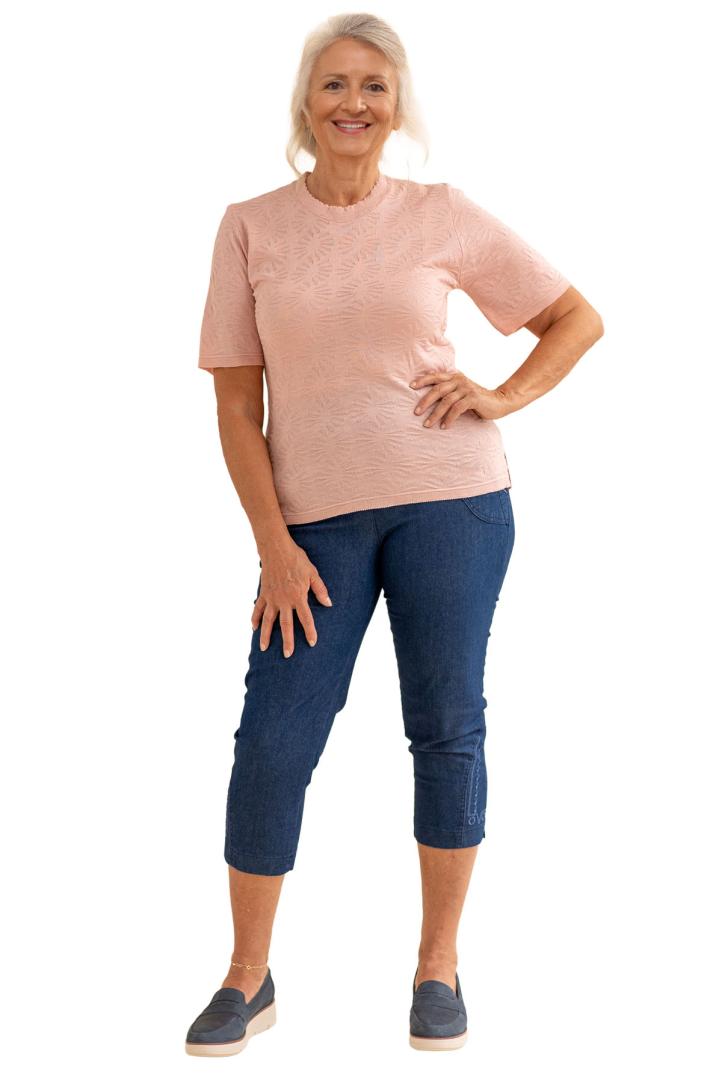Pulls manches courtes femmes sénior pour personne agée