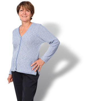 Gilet manches longues col en V (GUERET)