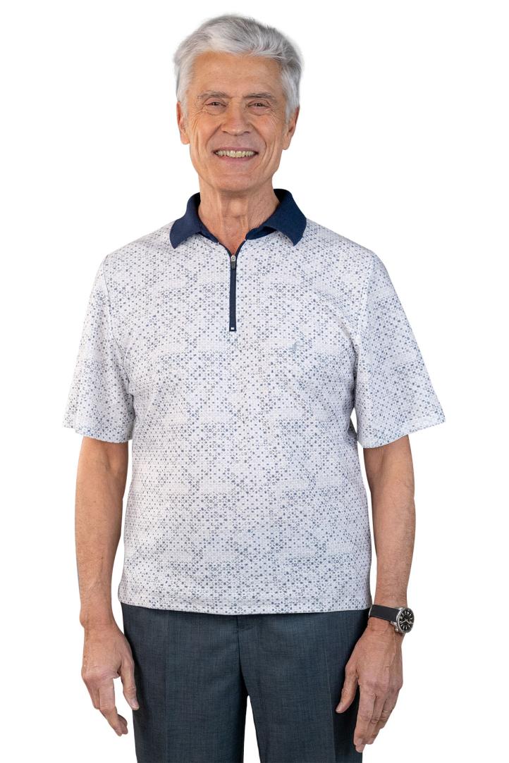 Polos manches courtes homme sénior pour personne agée