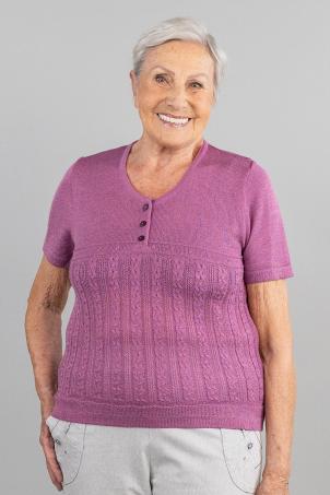 Pull uni manches courtes (PREVAL)